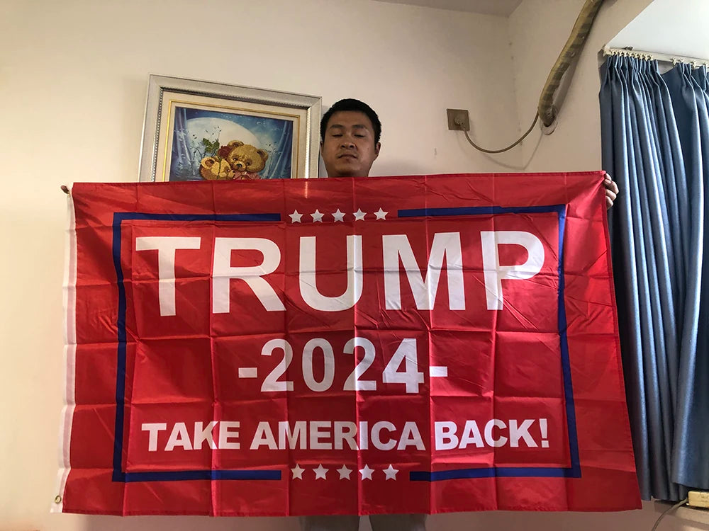 SKY FLAG Trump 2024 Flag 90x150cm For President USA， Take America Back Trump Flag