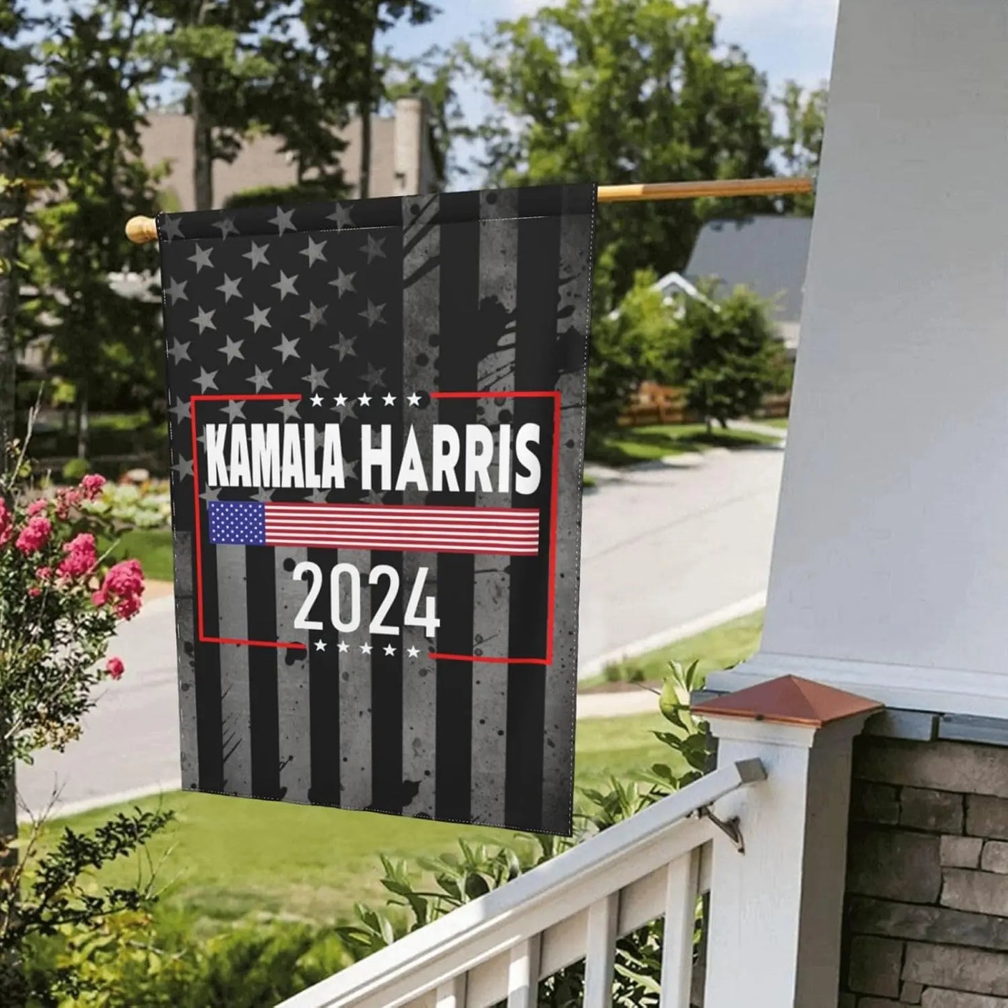 Kamala Harris For President 2024 Garden Flag 12.5"X18" Double Sided Yard Flag Indoor Outdoor Banner Home Decoration