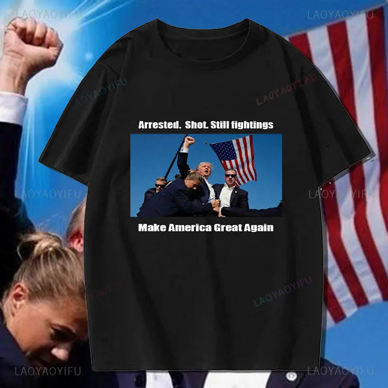 Trump Was Right about Everything Donald Trump Supporter Printing T-Shirt 2024